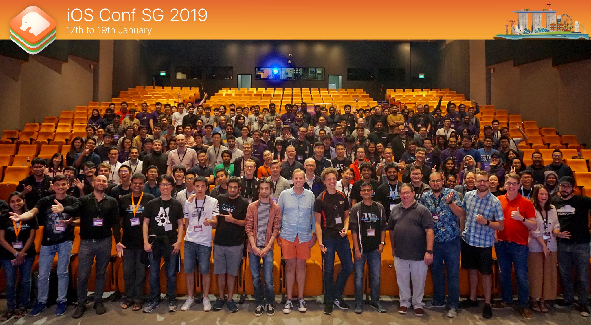 iOS Conf SG 2019 group photo